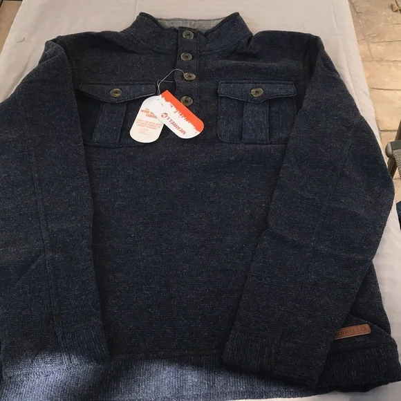 MERRELL Manipouri Pullover, color Ink, size M. Wool blended fabric. NWT!